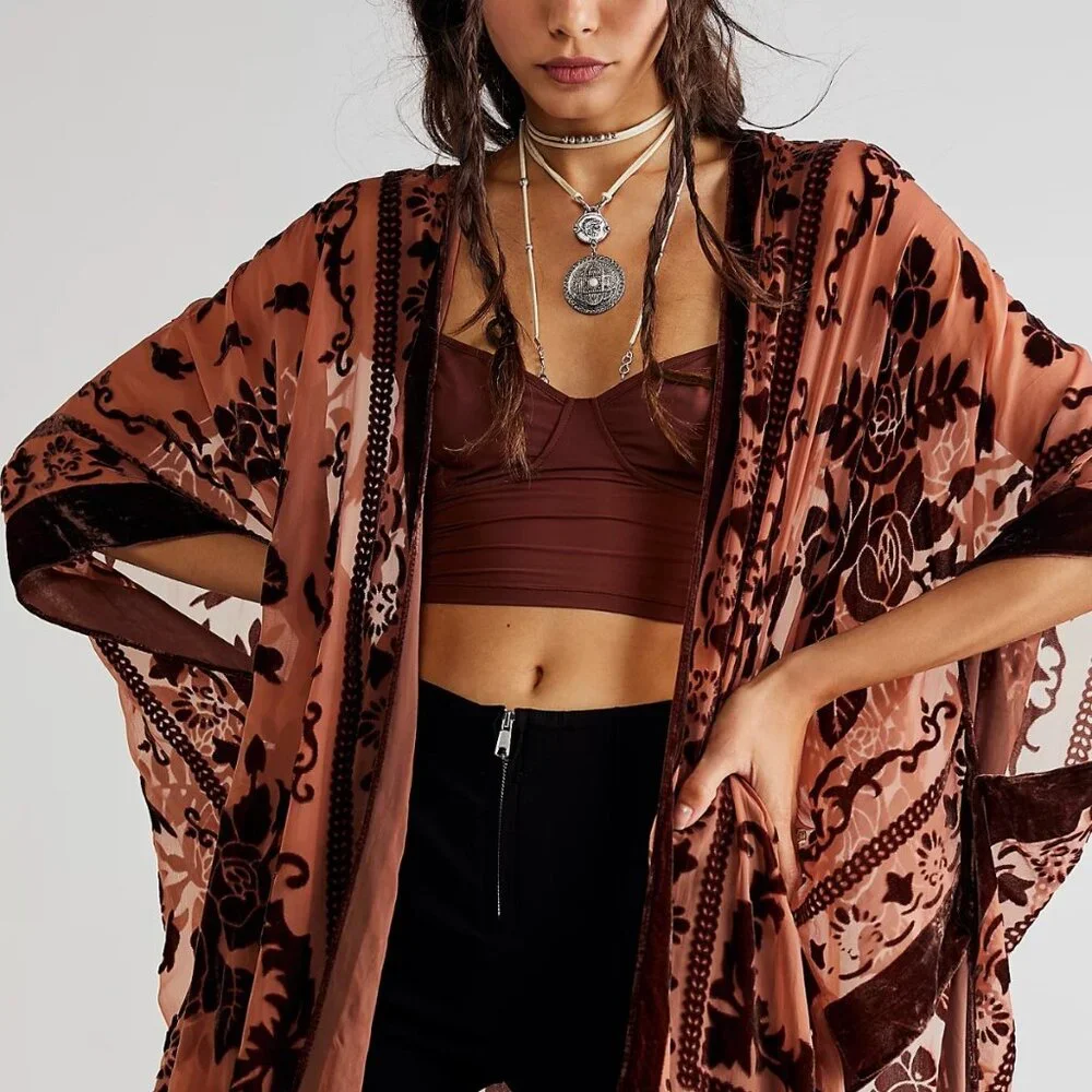 Free People Nightbird Kimono Duster - Picture 2 of 5